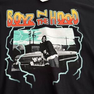 Boyz N The Hood Movie Theme Men's Graphic T-Shirt 63' Impala Crew Neck Black 5X